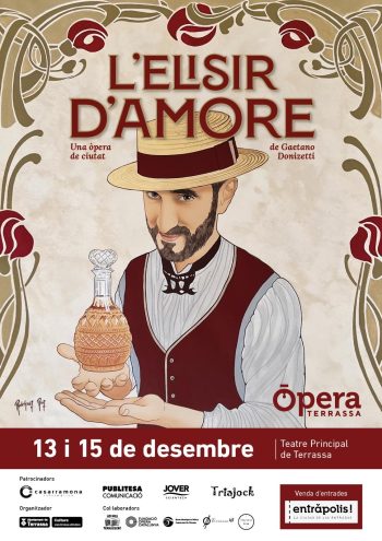 L’Elisir d’Amore de G. Donizetti -Cartell